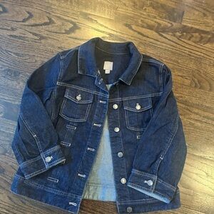 J. Jill Dark Blue Jean Jacket